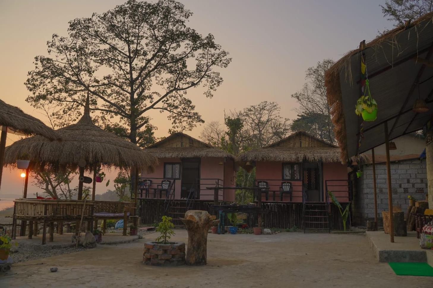 Bamby Chilling House - Feel The Nature Sauraha Exteriér fotografie