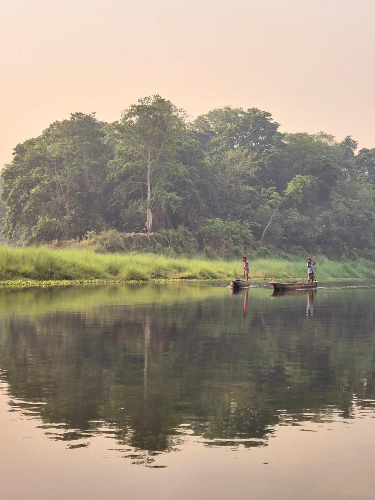 Bamby Chilling House - Feel The Nature Sauraha Exteriér fotografie