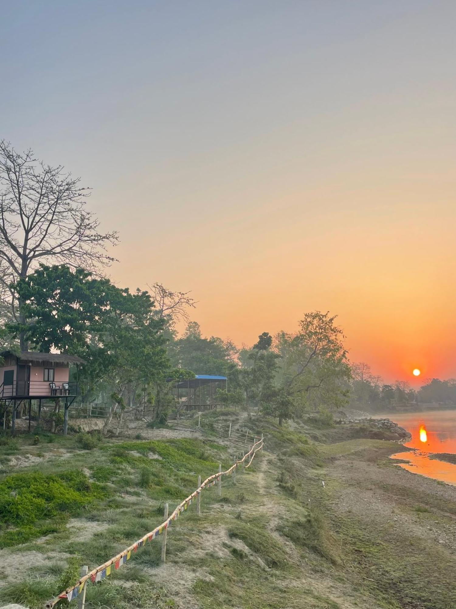Bamby Chilling House - Feel The Nature Sauraha Exteriér fotografie